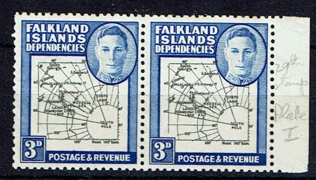 Image of Falkland Island Dependencies SG G4/G4aa LMM British Commonwealth Stamp